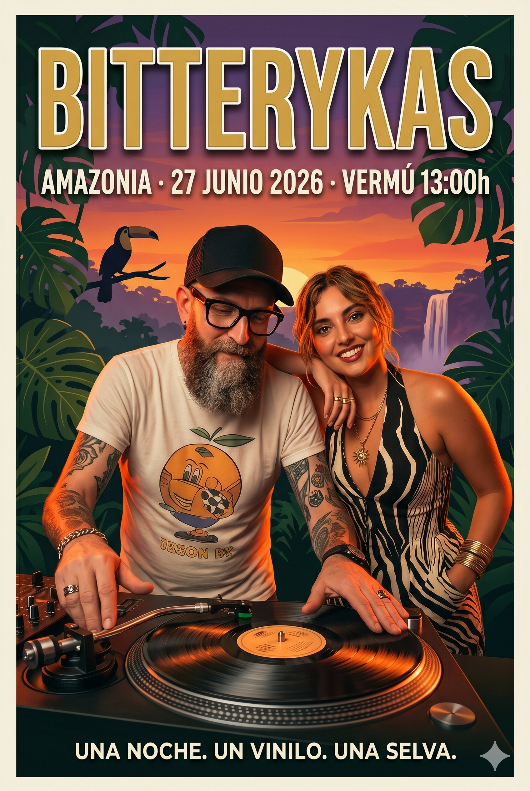 Cartel Bitterykas · Amazonia 27 junio 2026